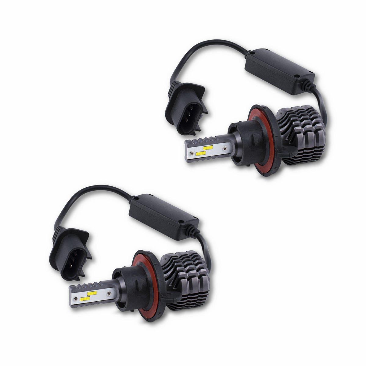 2007 Dodge Ram 2500 Headlight Bulb High Beam and Low Beam H13 LED Kit-Ledlightstreet
